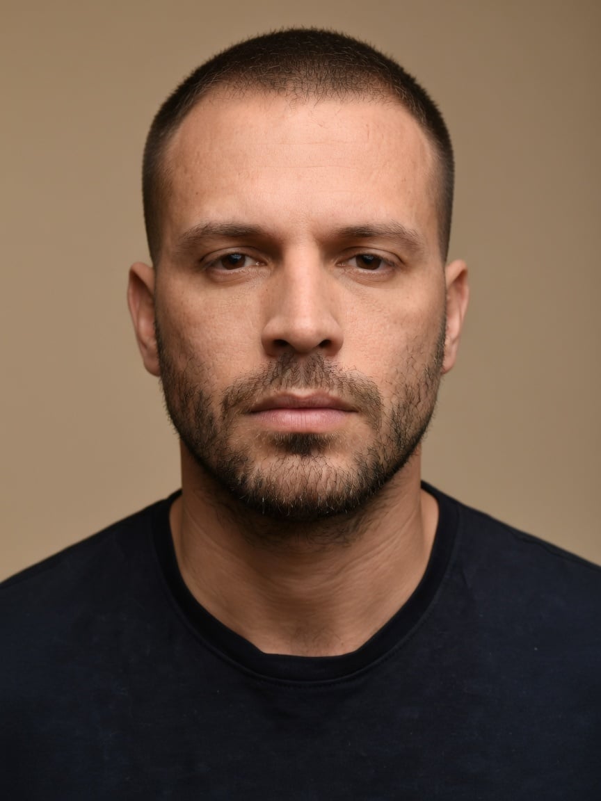 Buzz cut — depois
